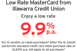 Low Rate MasterCard from Illawarra Credit Union 